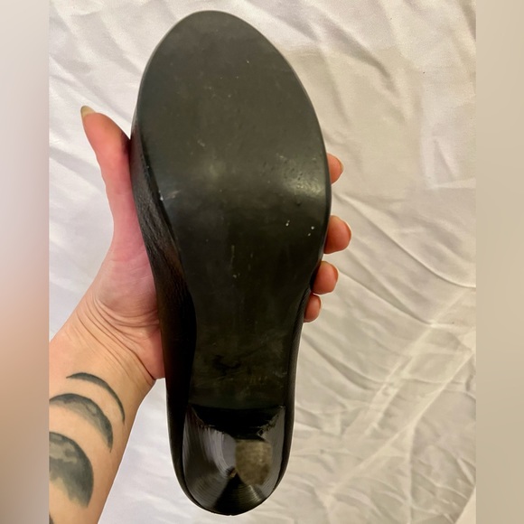 Michael Kors Classic Black Leather Platform Heels 11 - Picture 6 of 11